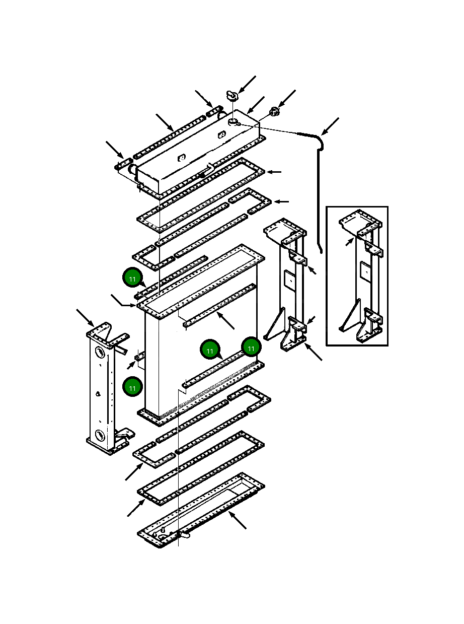 Коллекторная штанга 630 493 C1 Komatsu