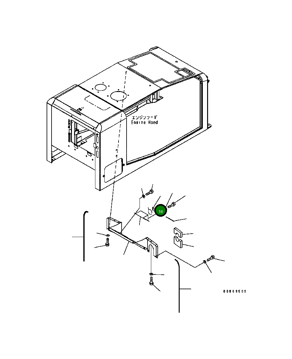 Шайба 01643-308232 Komatsu