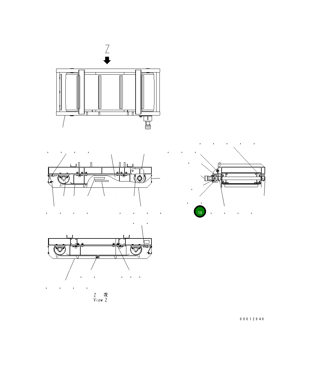 Подшипник (со стороны двигателя) MFP0000291 Komatsu