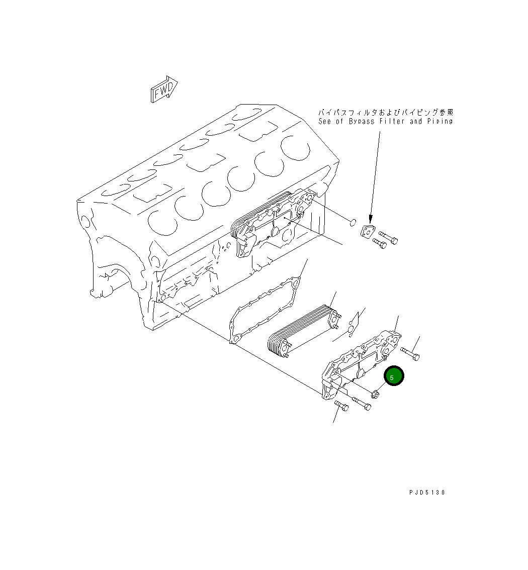 Гайка 6215-61-2580 Komatsu