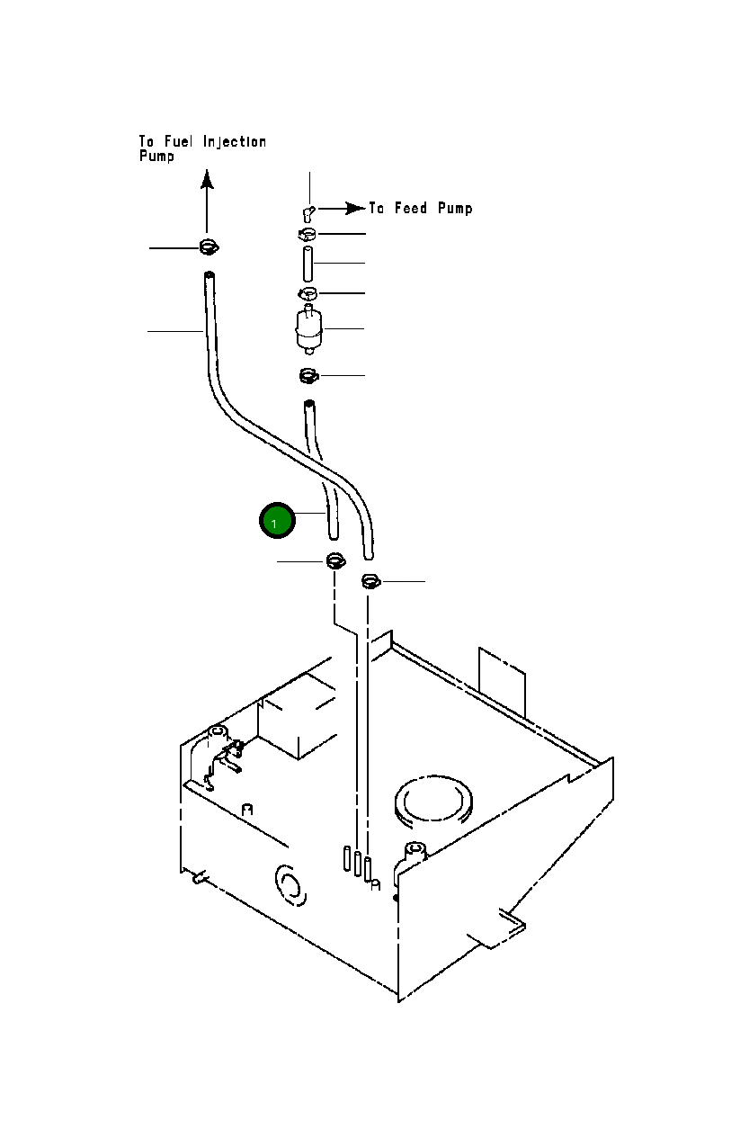Шланг - 16 IN 424-04-A0011 Komatsu