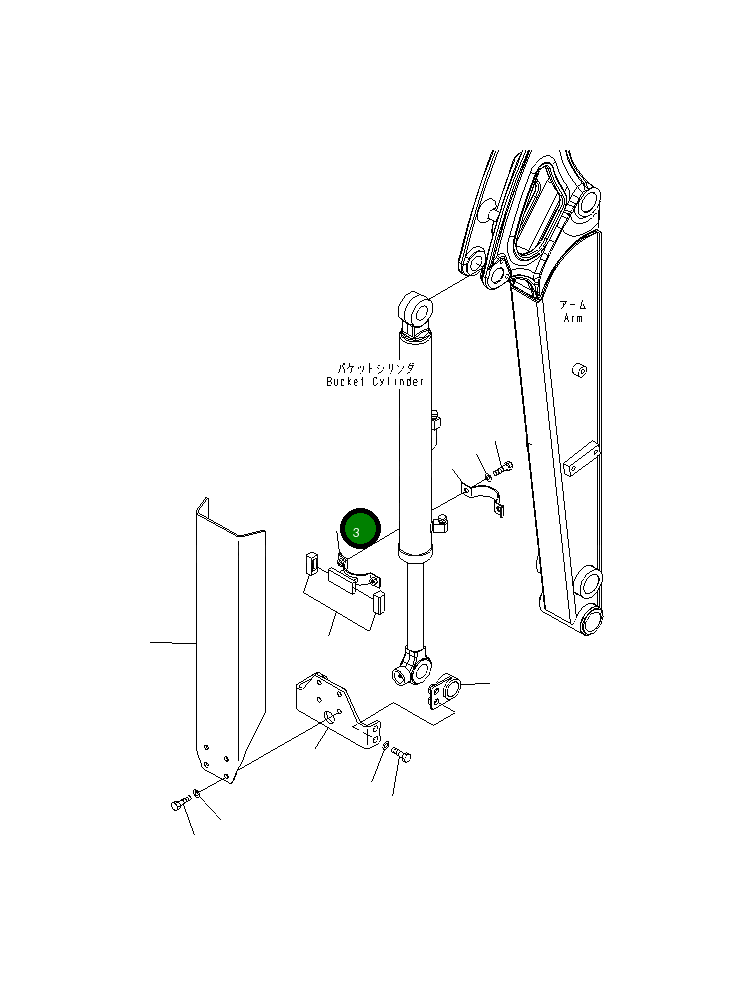 Хомут 22J-62-19370 Komatsu