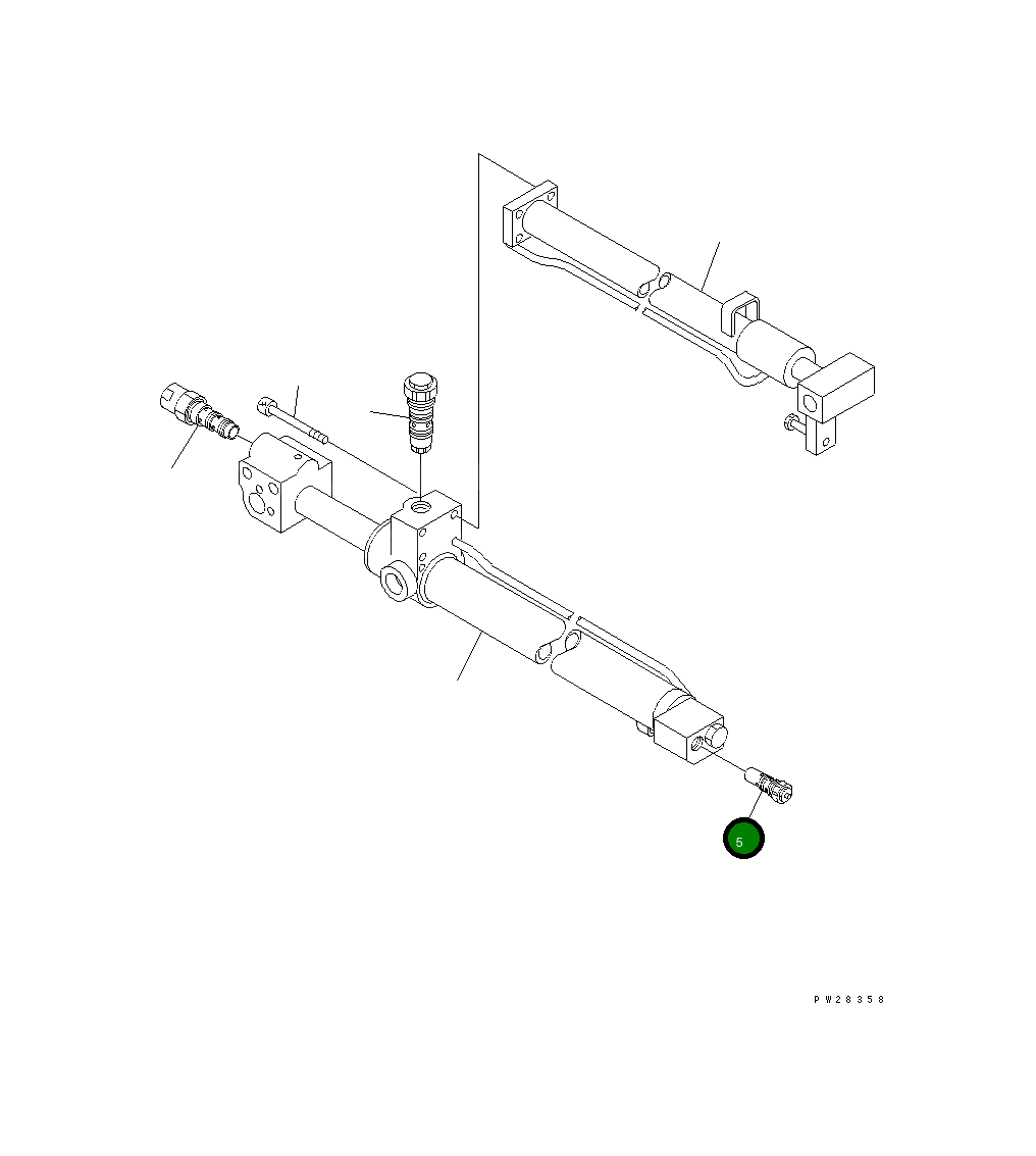 Клапан MH315S63100000 Komatsu