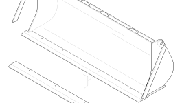 Отвал 42W-70-12D70 Komatsu