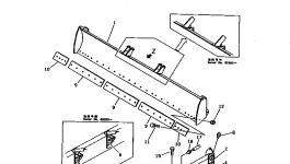 Отвал 10F-B74-8100 Komatsu