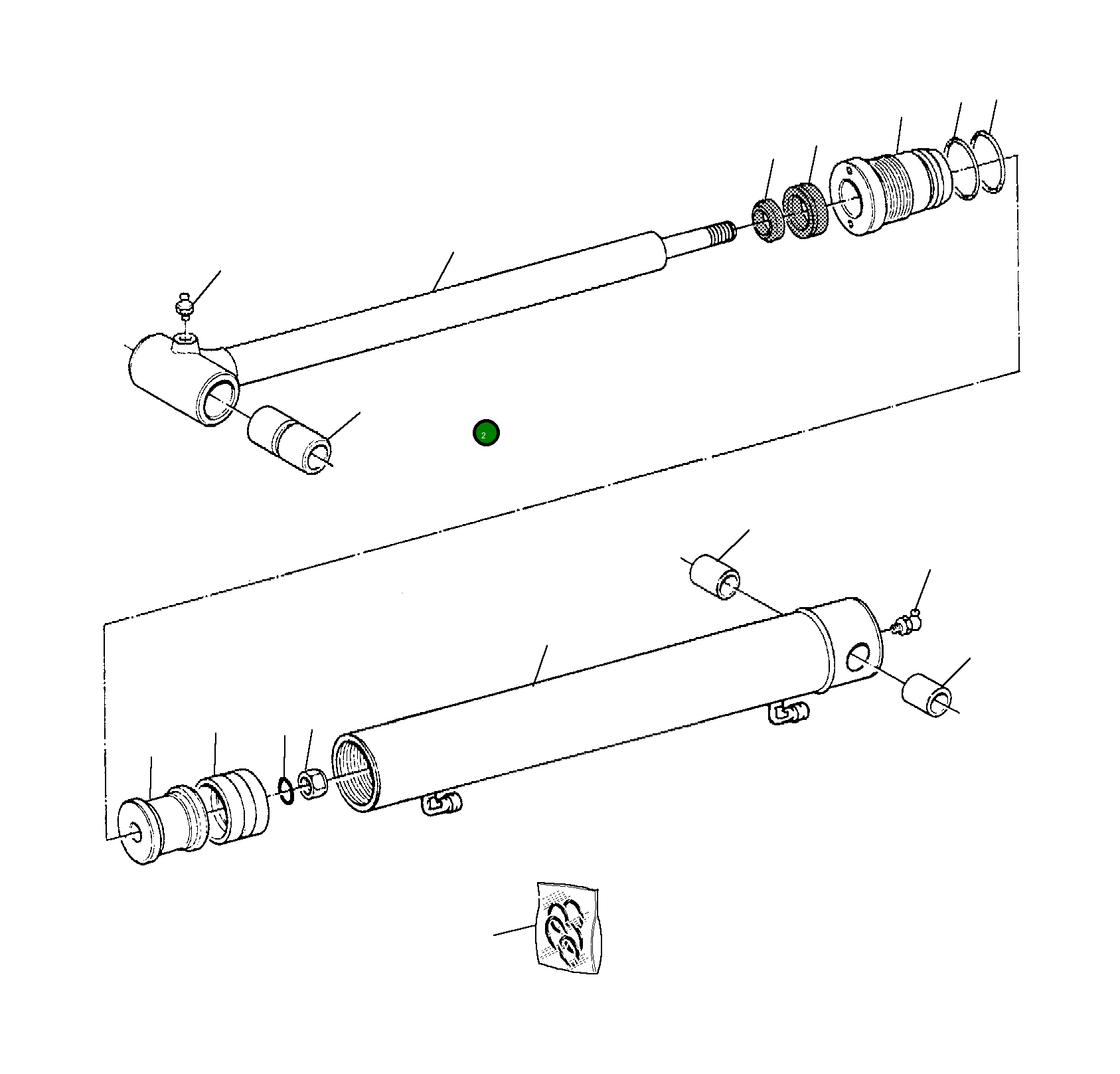 Шток UE2700426 Komatsu