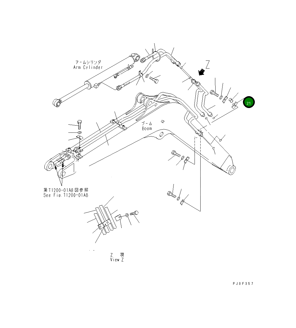 Хомут 22N-62-12391 Komatsu