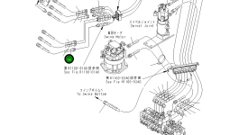 Шланг 1220MM,BLACK 22F-62-12850 Komatsu