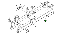 Штанга износа гусеничной цепи 743 123 C1 Komatsu