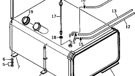 Лента бака DY82255-23104 Komatsu