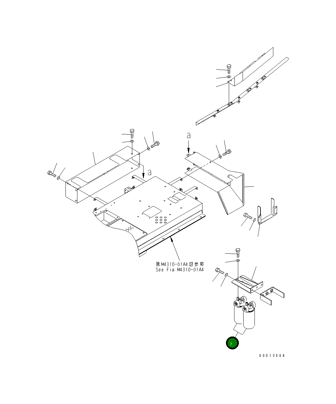 Фильтр 427-S05-3920 Komatsu