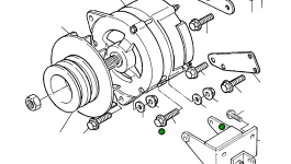 Гайка 6810-61-3180 Komatsu
