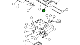 Нейлоновый подшипник трубки (1) VS6548 Komatsu