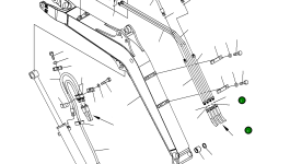 Хомут 22L-70-R7B21 Komatsu