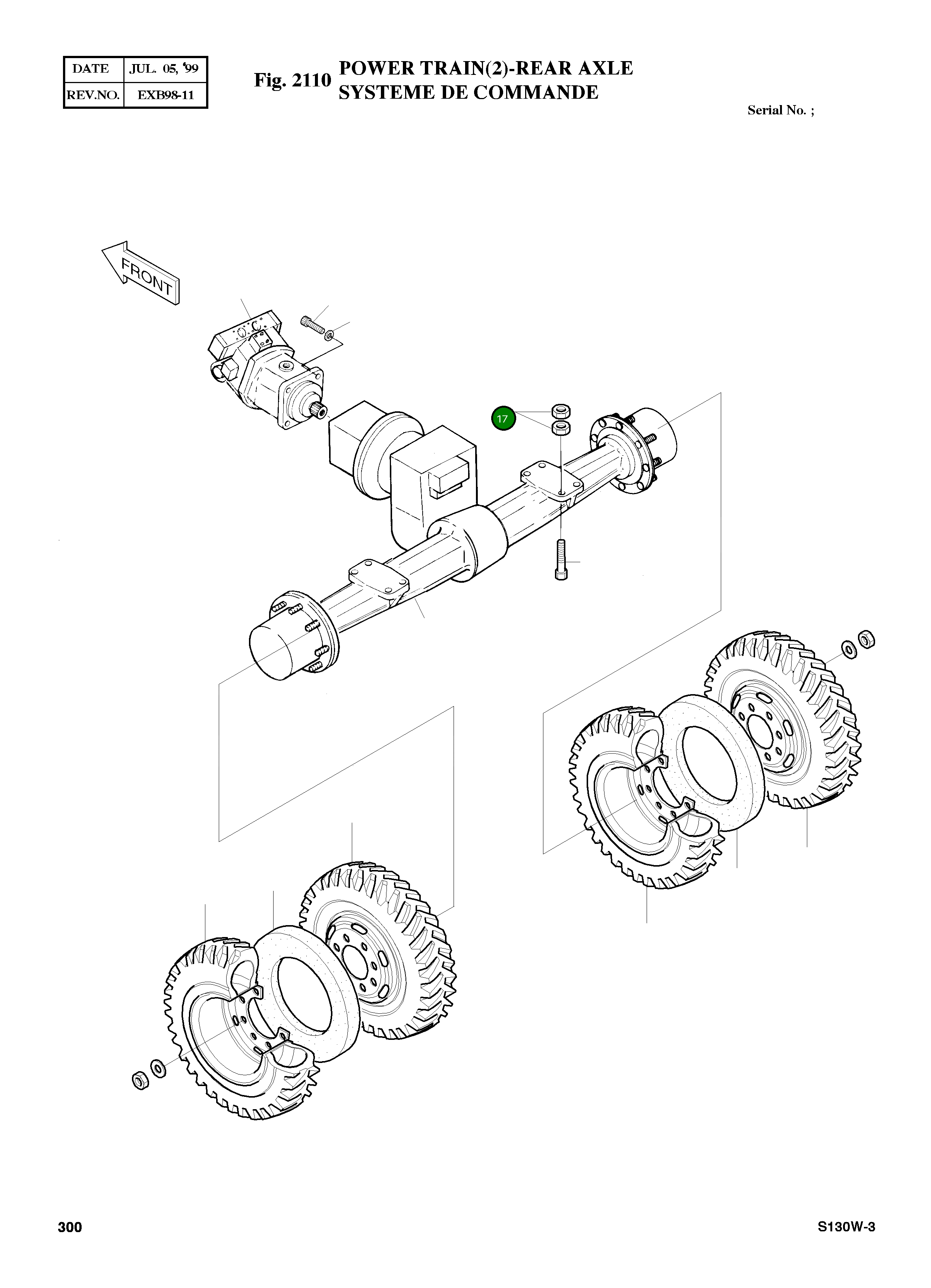 Гайка M20X1.5 S4033133 Komatsu