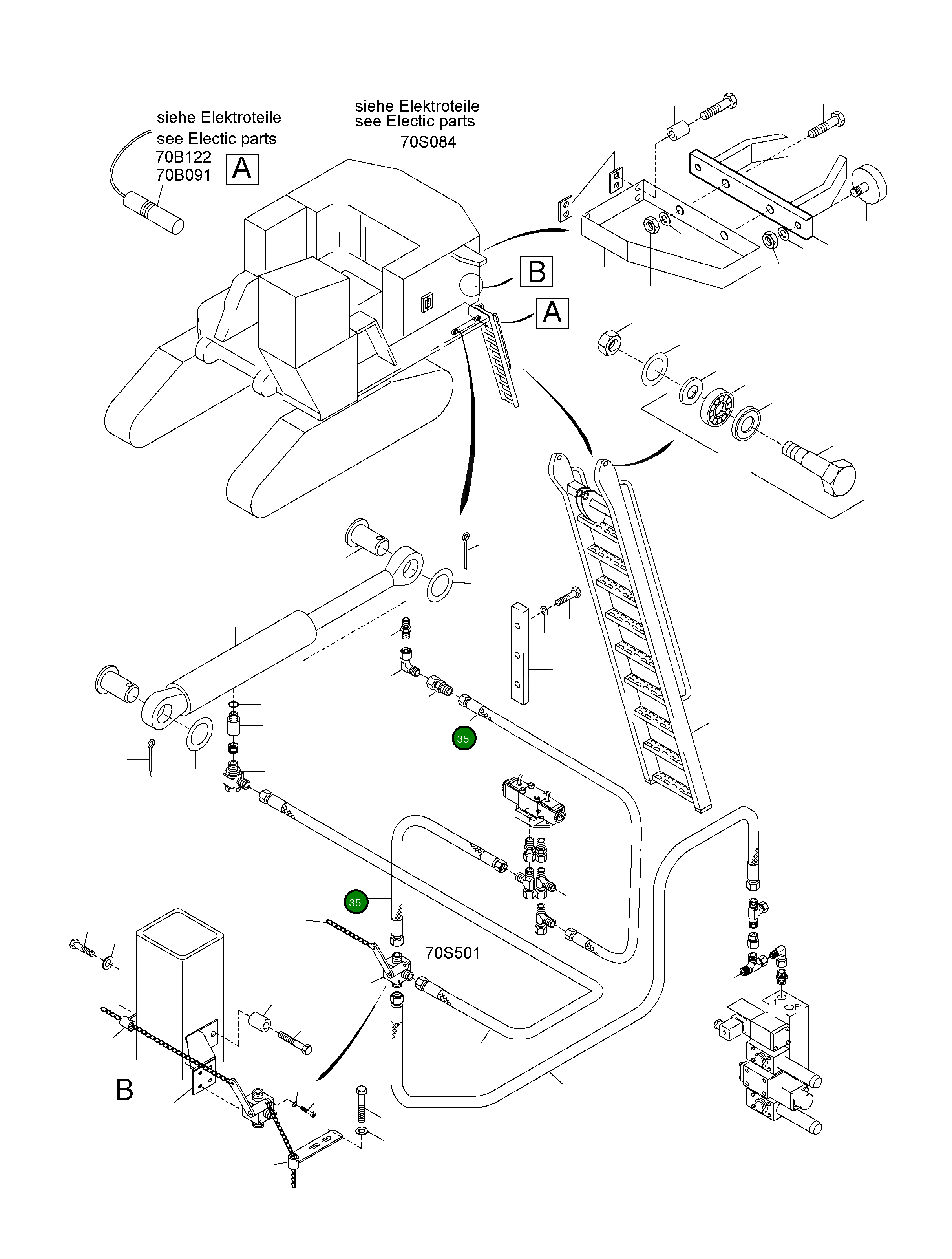 Шланг в сборе DN 10x10200 515 678 98 Komatsu