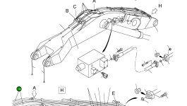 Шланг в сборе NW 40x2100 lg 490 476 40 Komatsu