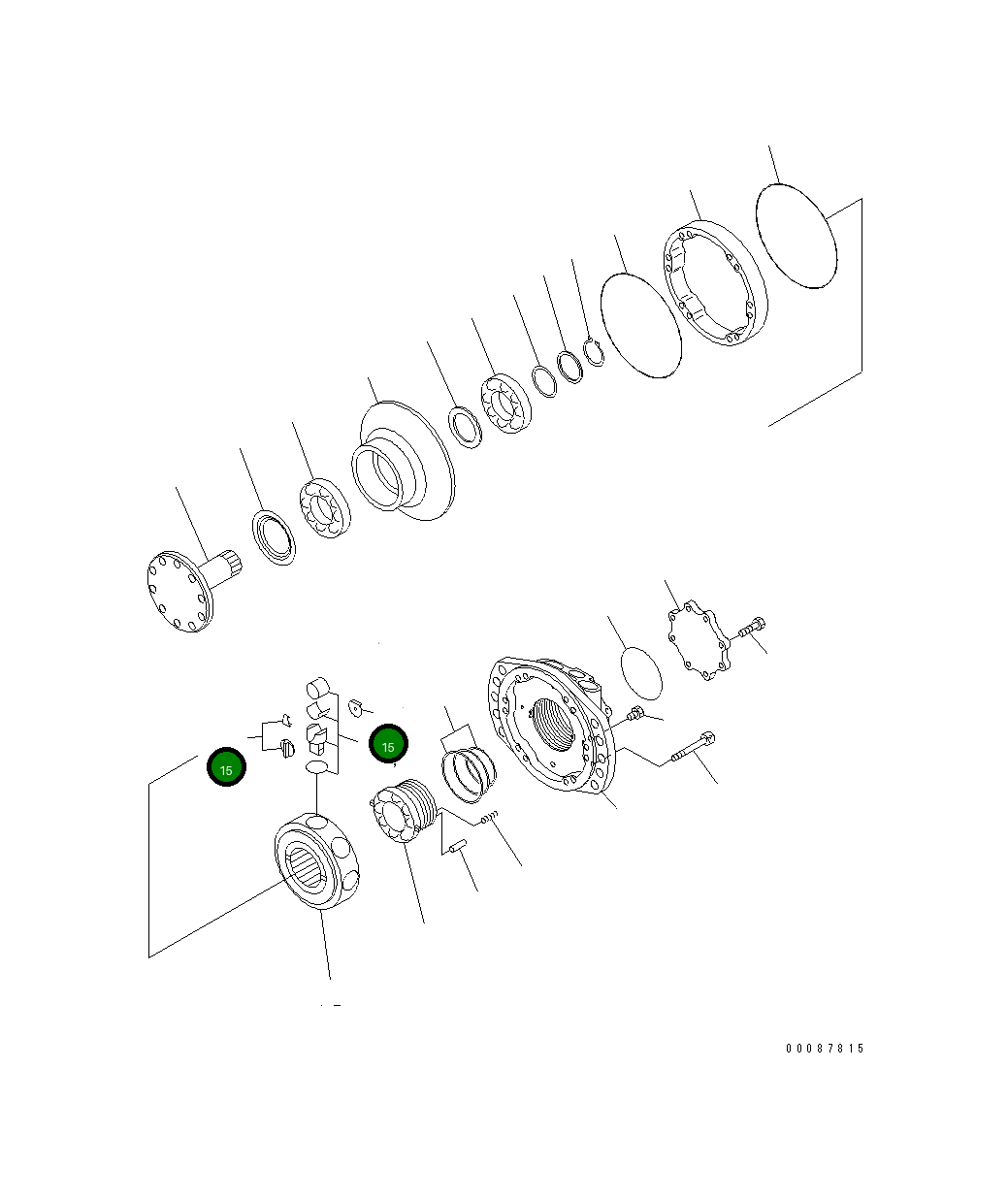 Ремкомплект PF005649639M Komatsu