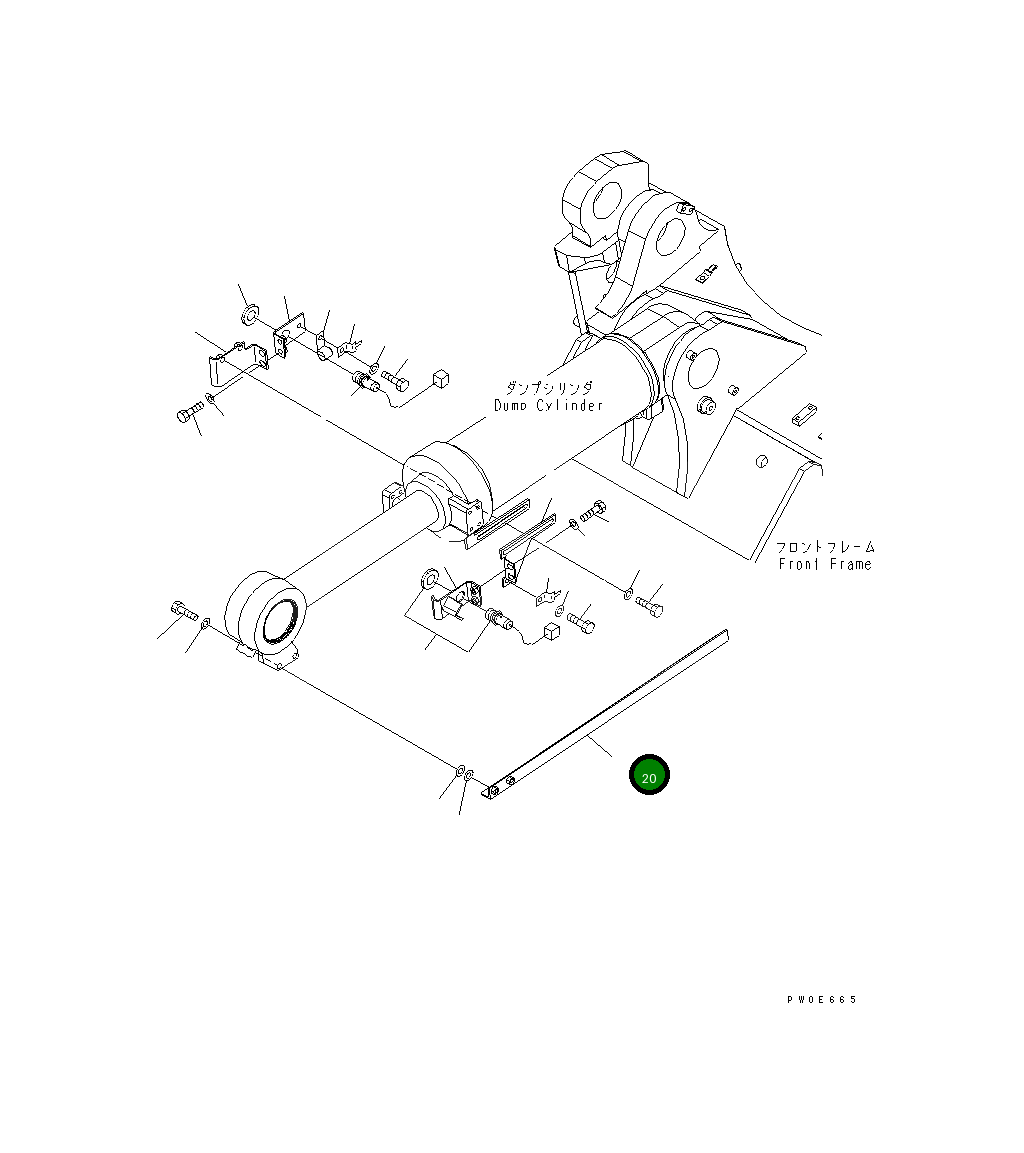 Штанга 421-43-39120 Komatsu