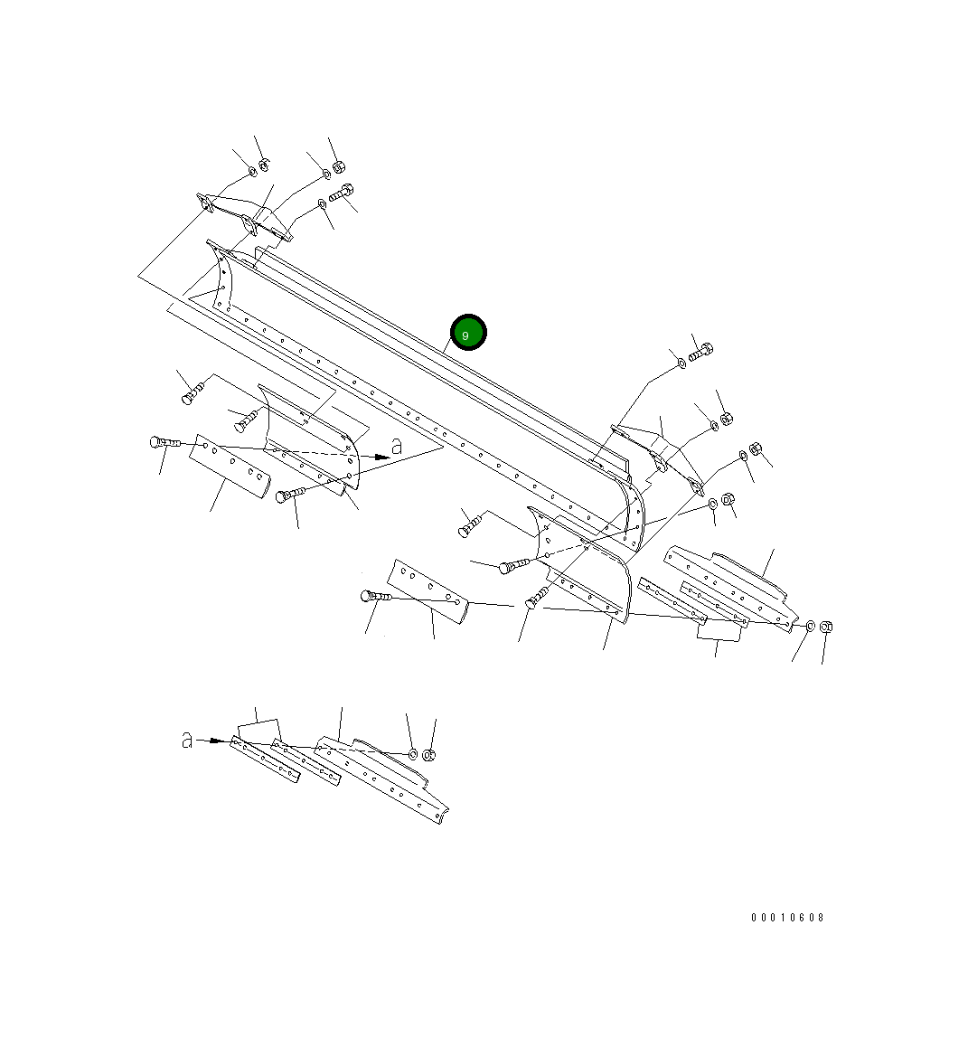Дополнительный отвал 23B-755-3210 Komatsu