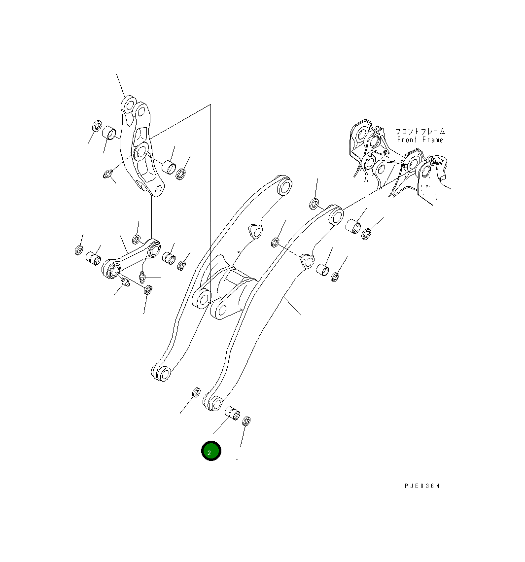 Втулка 427-70-11823 Komatsu