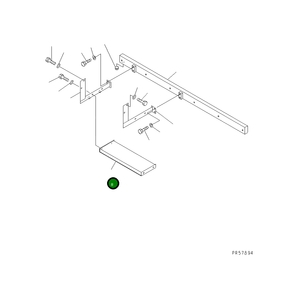 Штанга 26A-82-11740 Komatsu