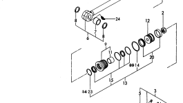 Поршень YM172173-72351 Komatsu