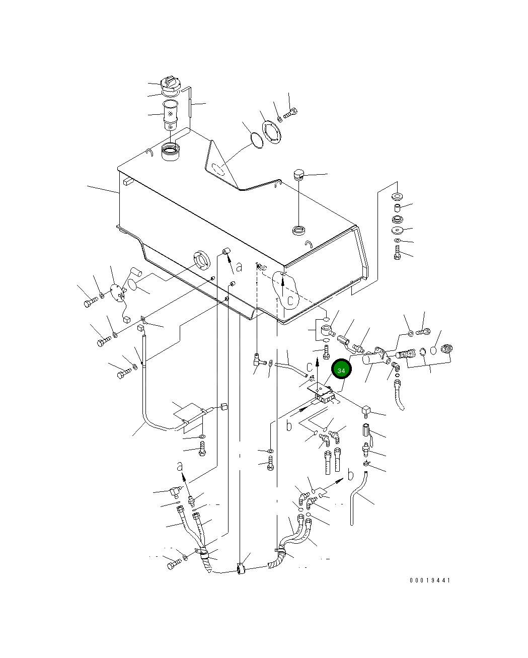 Шарнир 17A-04-22290 Komatsu