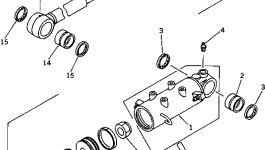 Гидроцилиндр отвала в сборе 20T-63-02170 Komatsu