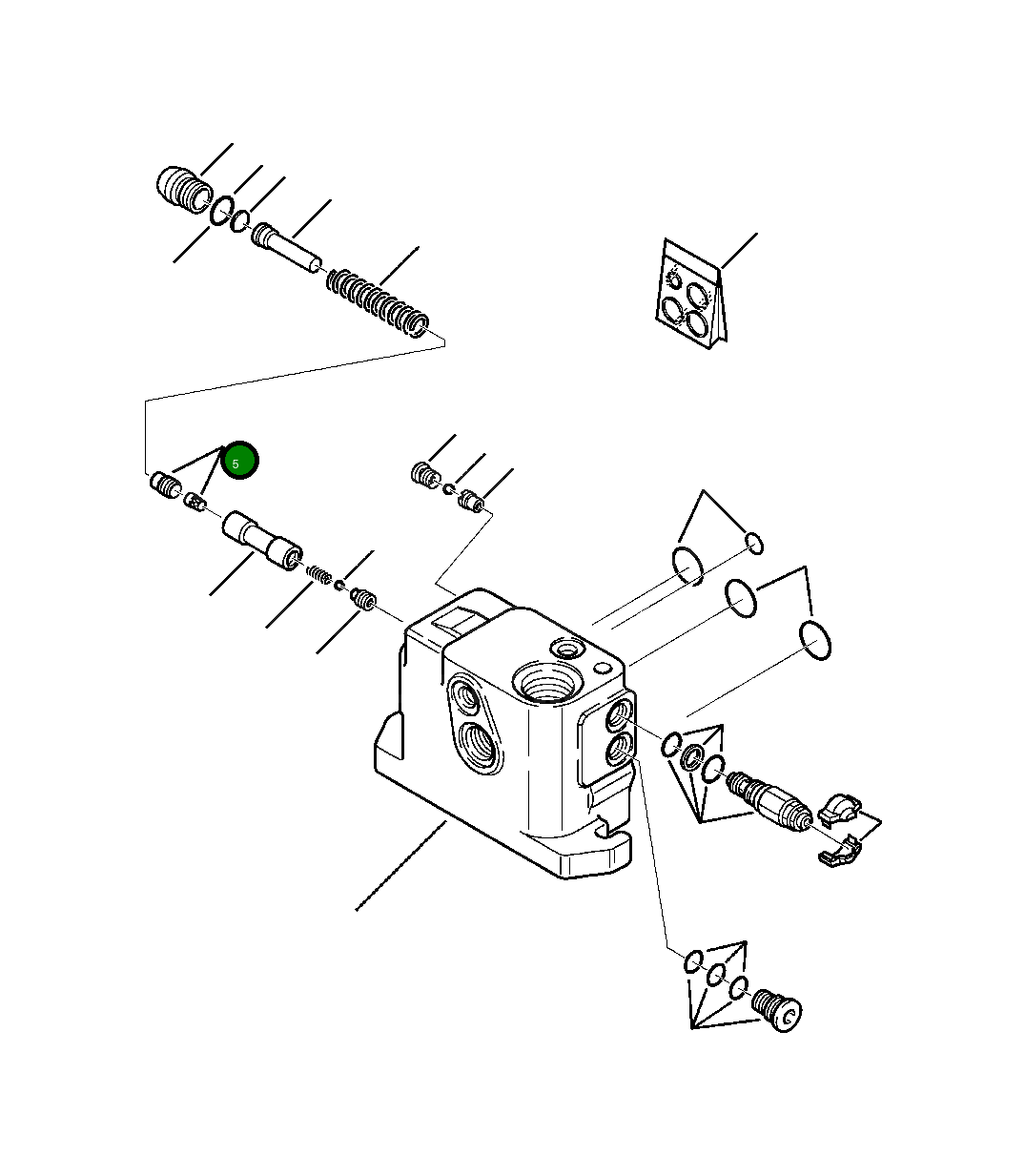 Фильтр и дроссель 844200512 Komatsu
