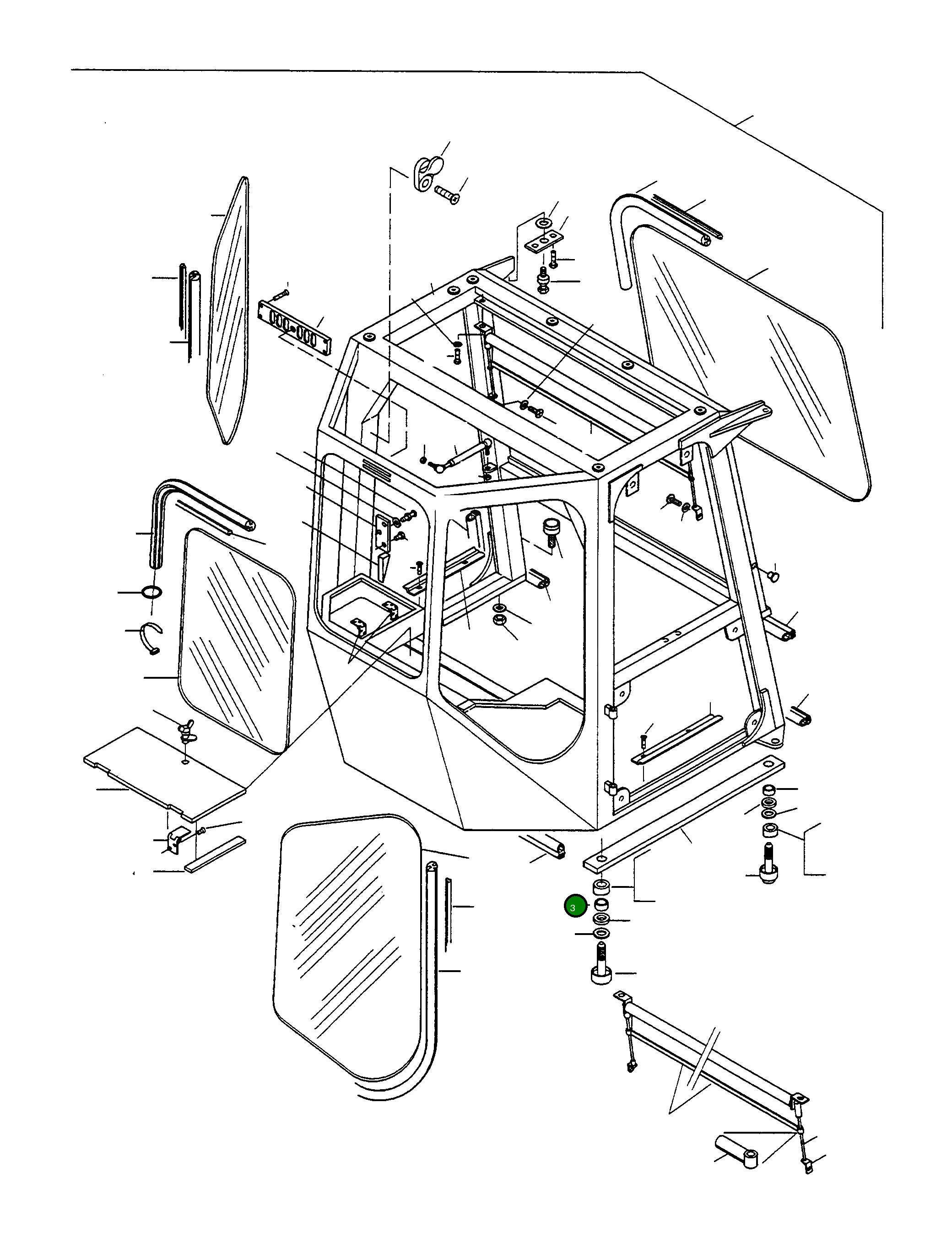 Втулка 4200038M1 Komatsu