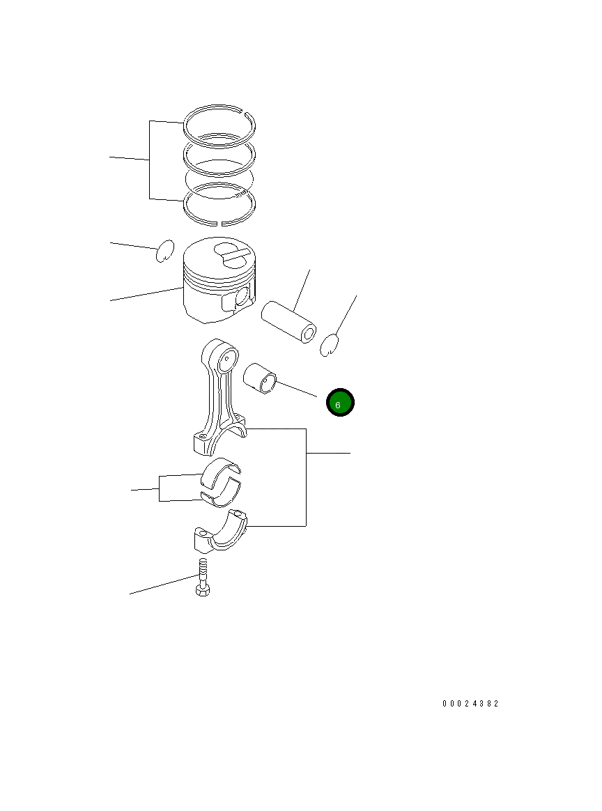 Втулка 461-118 Komatsu