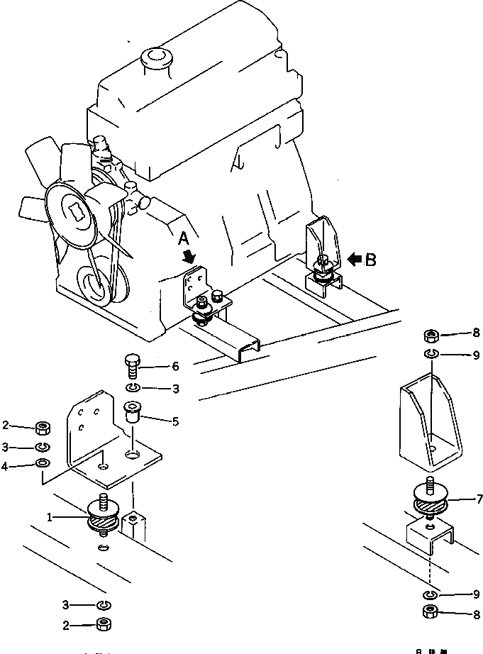 Проставка M711045840040 Komatsu