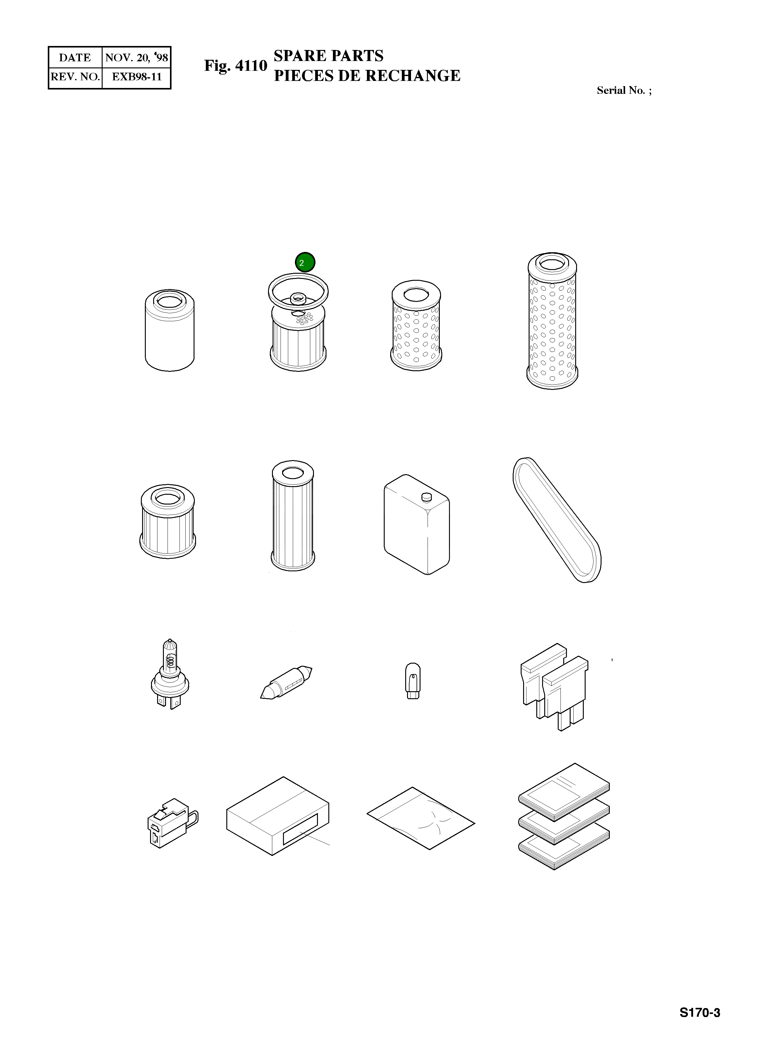 Фильтр топливный 2474-9023A Komatsu