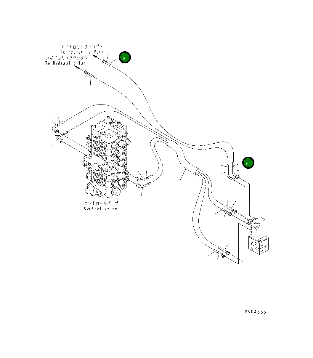 Шланг 2450MM 203-62-64970 Komatsu