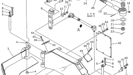 Отвал, левый FF7829-21920 Komatsu