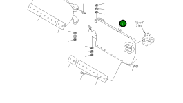 Отвал, левый 418-S72-1310 Komatsu