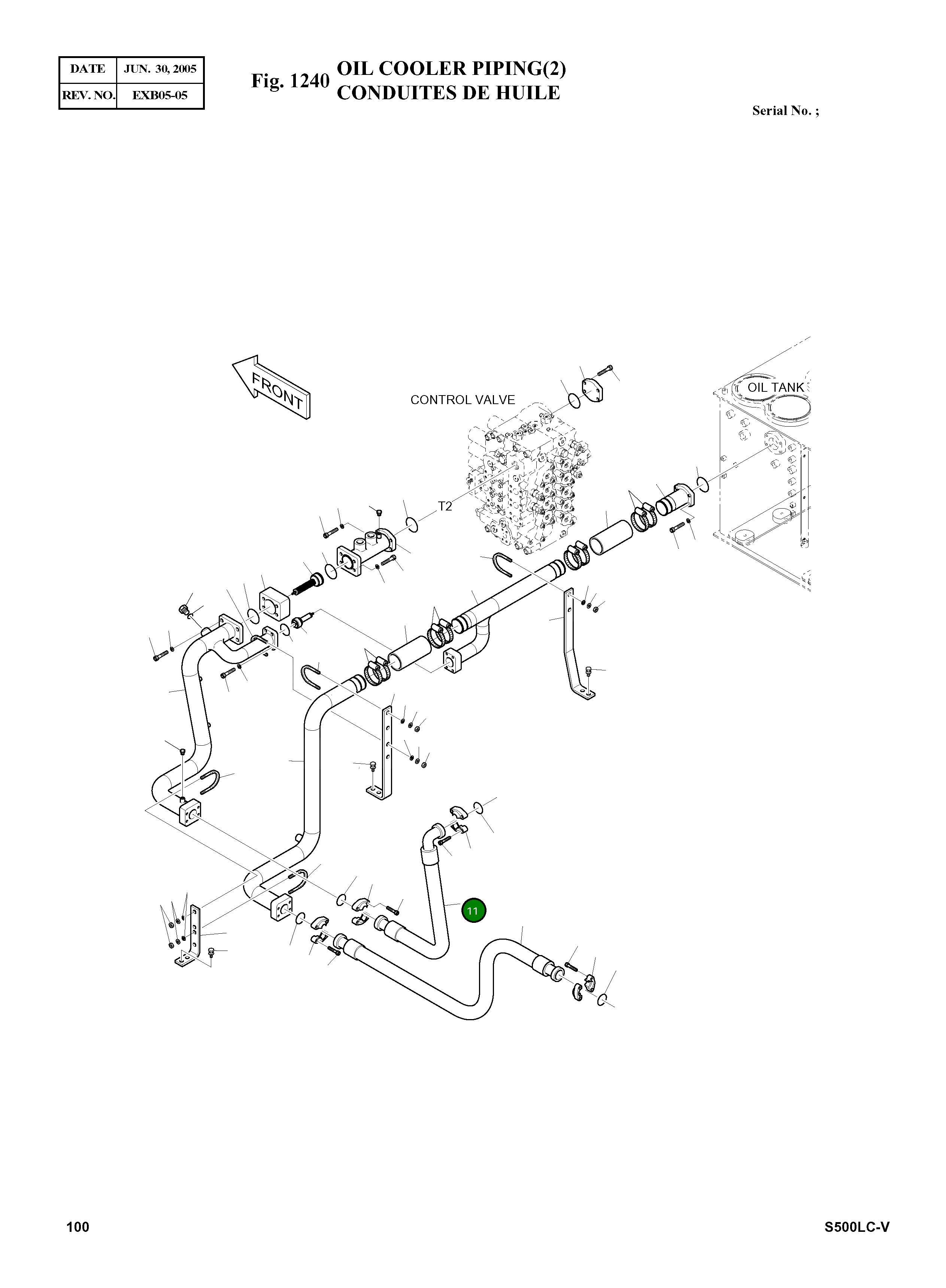 Шланг 2"-740L DS2045292 Komatsu