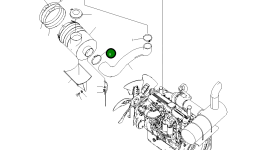 Хомут 208-01-72180 Komatsu