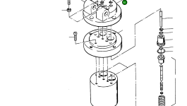 Опора подшипника 695 866 73 Komatsu