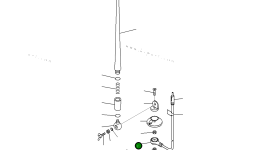 Гайка RFU419B418C Komatsu