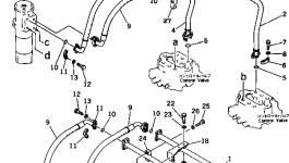 Трубка 207-62-13532 Komatsu