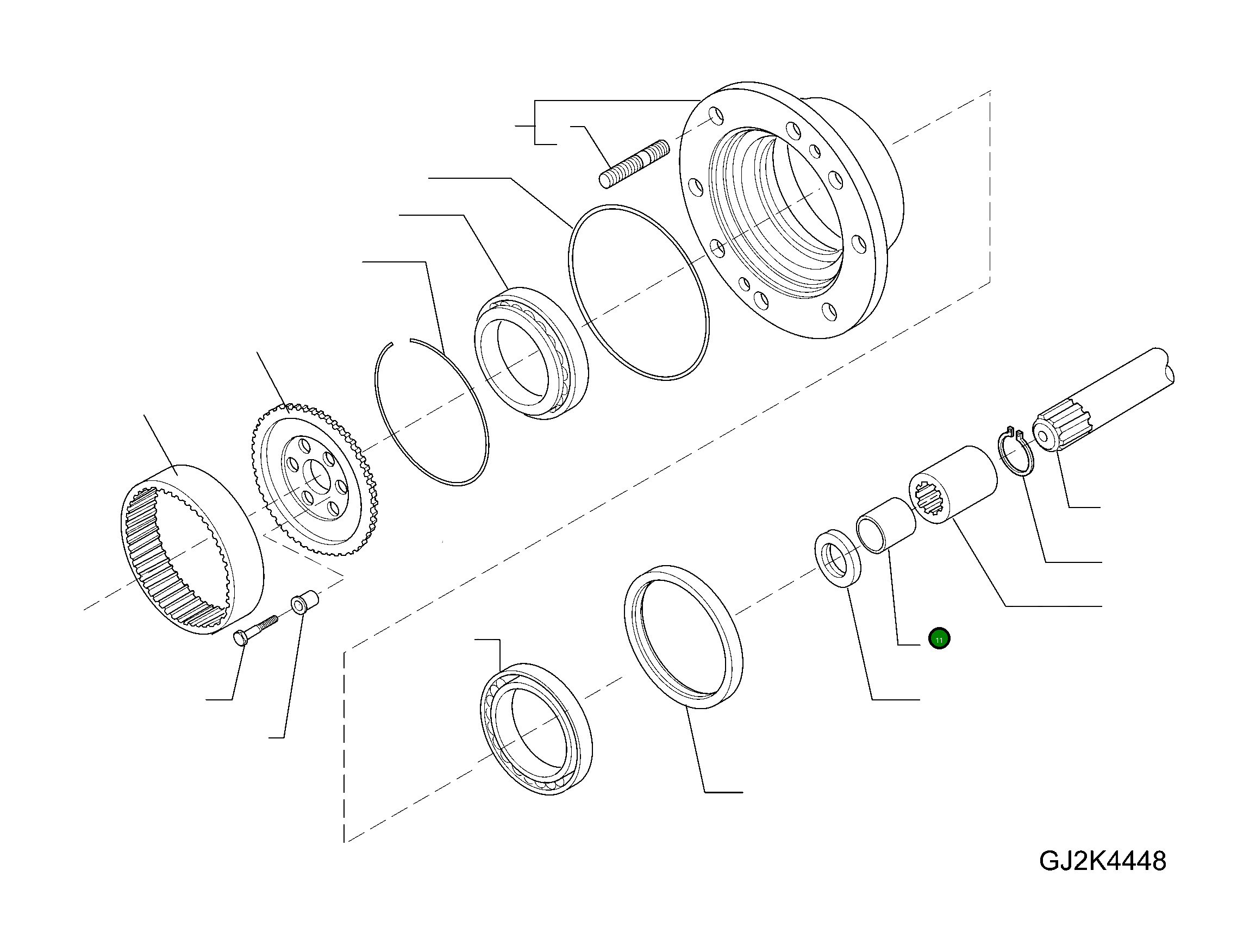 Втулка 42W-23-H0P82 Komatsu