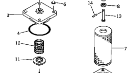 Фильтр в сборе 135-49-32000 Komatsu