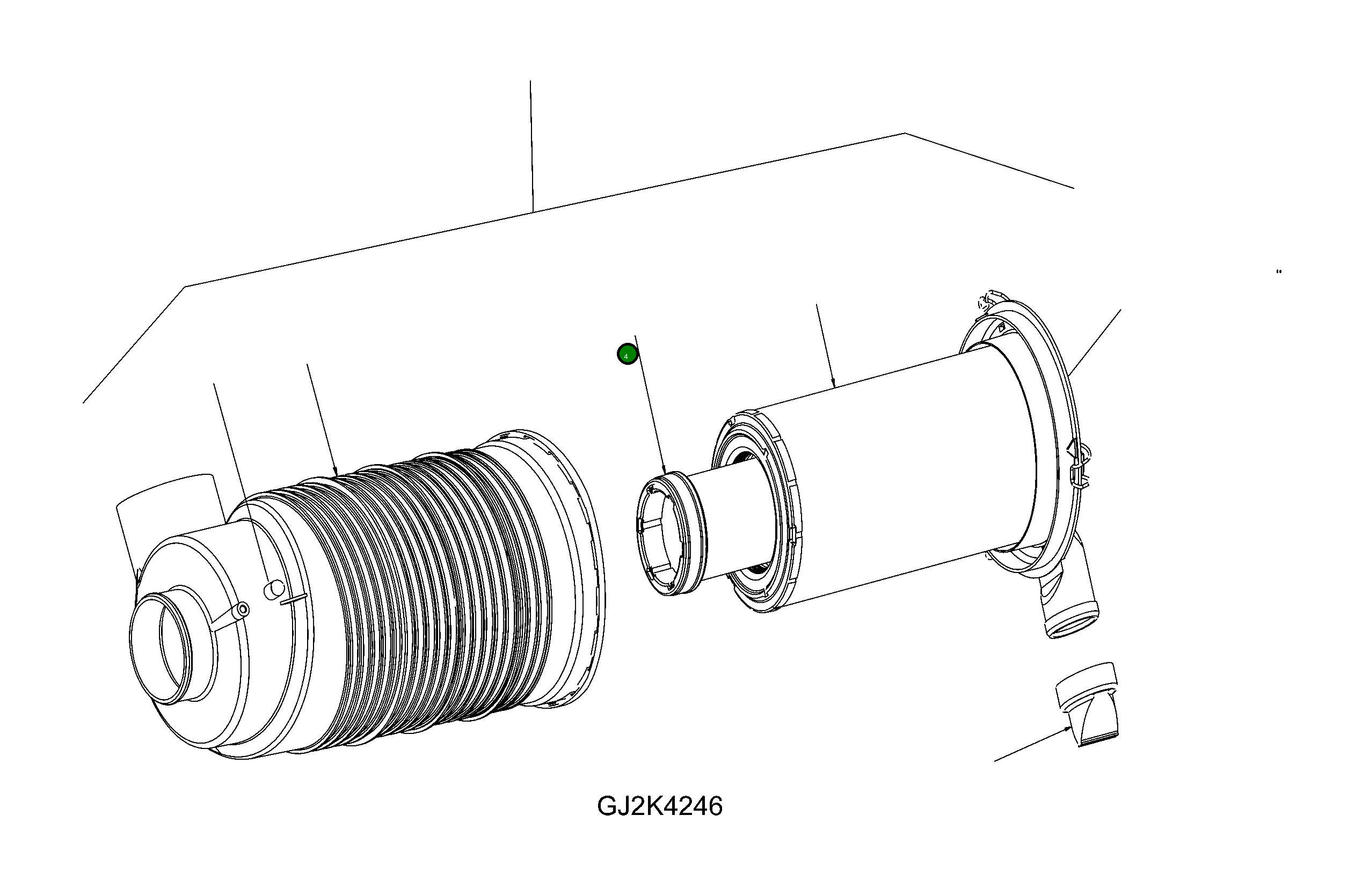 Фильтрующий элемент 848101147 Komatsu