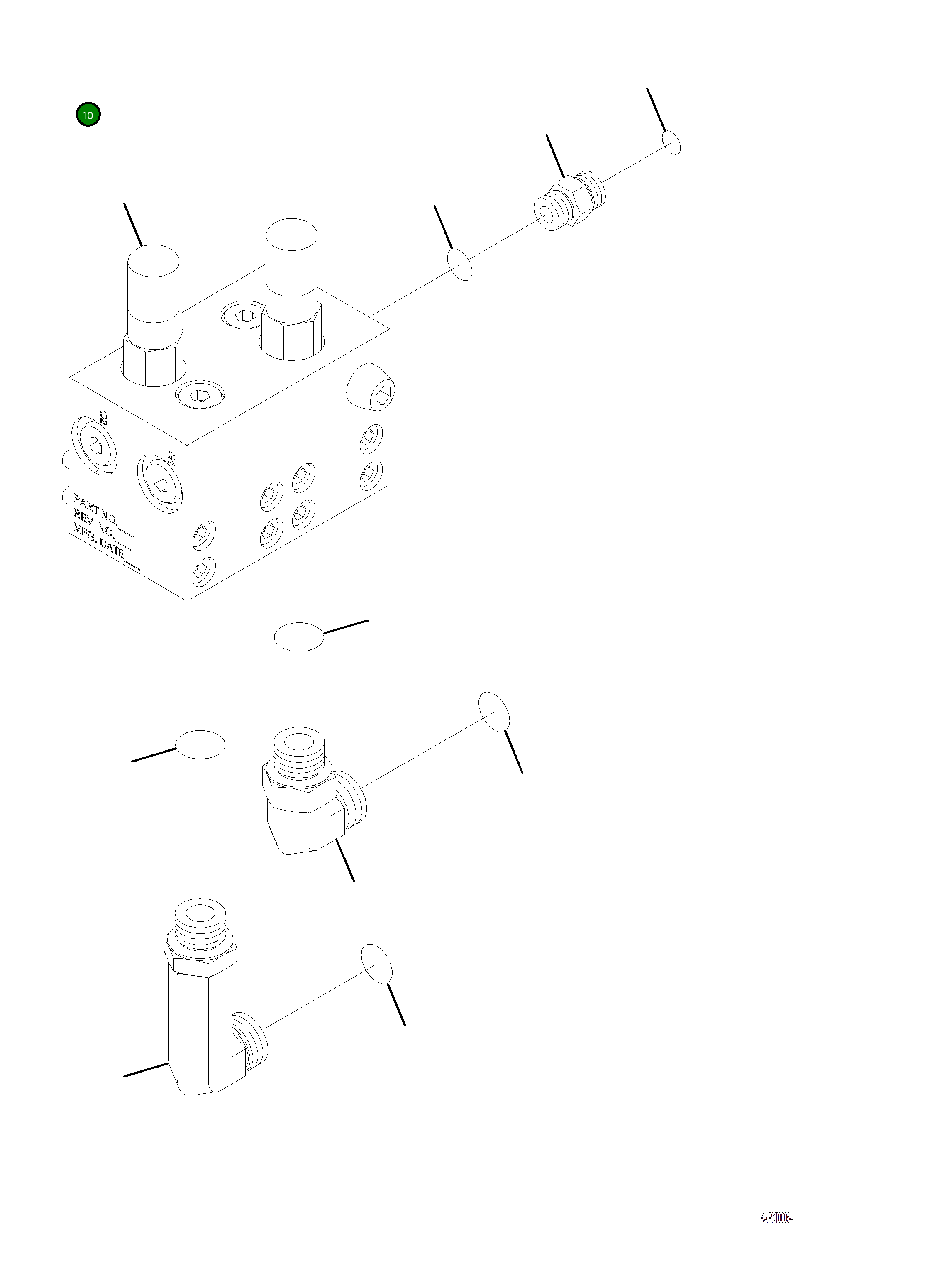 Клапан 4A1-60-22111 Komatsu