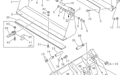 Отвал 363-Z23-1110 Komatsu
