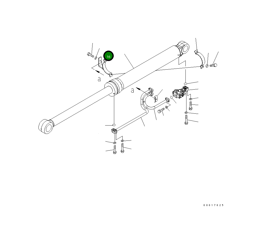 Хомут 20K-63-31152 Komatsu