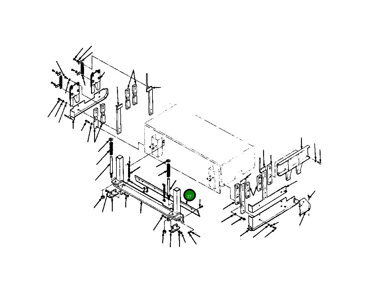 Отвал 1220 087 H1 Komatsu