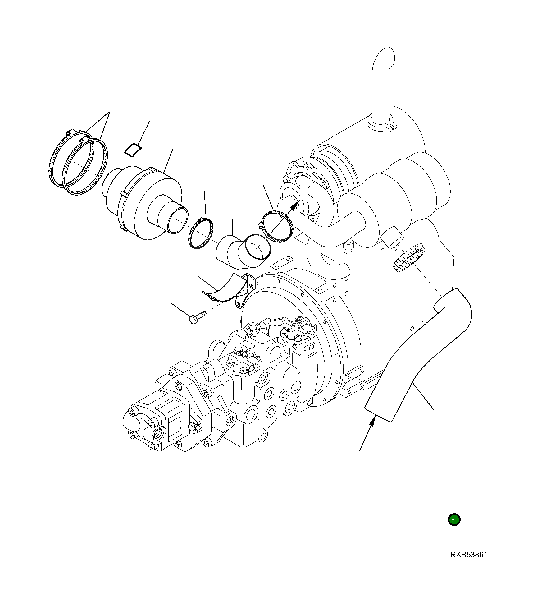 Втулка 37C-01-12131 Komatsu